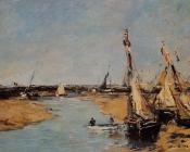 Trouville, the Jettys, Low Tide - 尤金·布丹